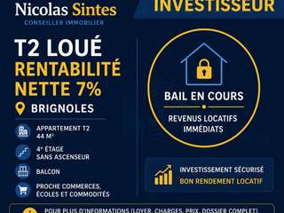 Vente appartement 2 pièces