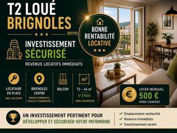 Vente Appartement 2 piècesBrignoles