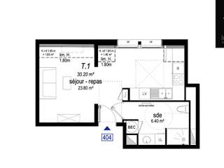 Vente appartement 1 pièce