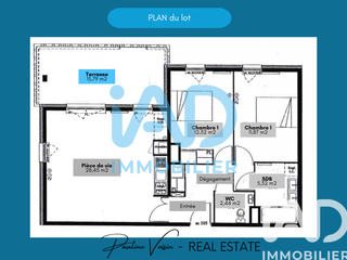 Vente appartement 3 pièces Vente appartement 3 pièces