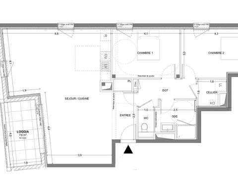 Vente appartement 3 pièces
