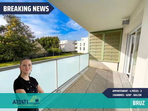 Vente appartement 4 pièces Bruz 35