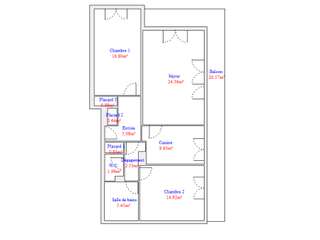 Vente appartement 4 pièces Vente appartement 4 pièces
