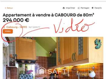 Vente appartement 3 pièces Cabourg 14