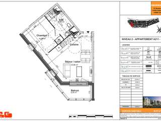 Vente appartement 3 pièces