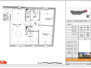 Vente appartement 3 pièces