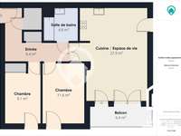 Vente appartement 3 pièces