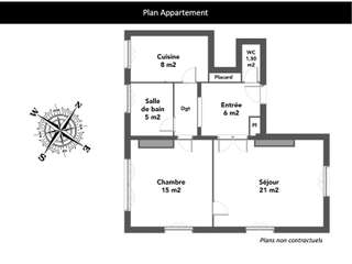 Vente appartement 2 pièces