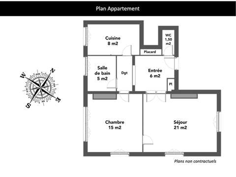 Vente appartement 2 pièces
