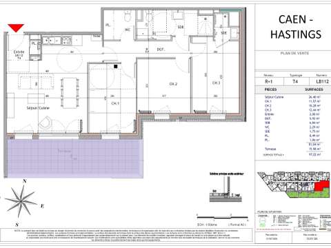 Vente appartement 4 pièces