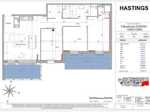 Vente appartement 4 pièces