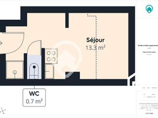 Vente appartement 1 pièce