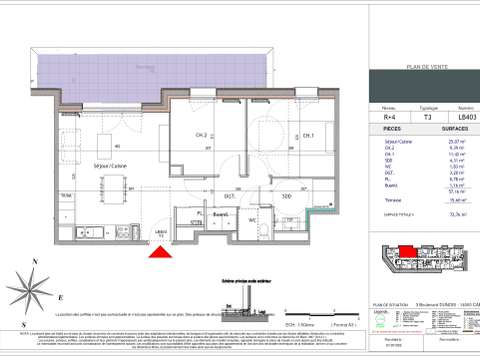 Vente appartement 3 pièces
