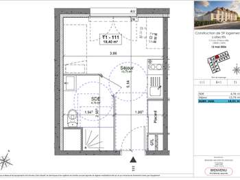 Vente appartement 1 pièce
