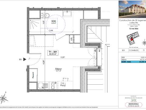 Vente appartement 1 pièce