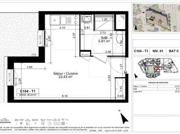 Vente appartement 1 pièce Vente appartement 1 pièce