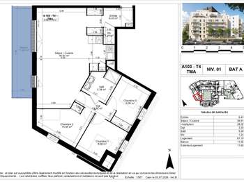 Vente appartement 4 pièces Vente appartement 4 pièces