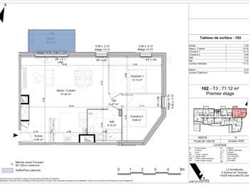 Vente appartement 3 pièces