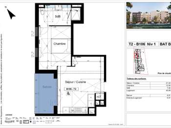 Vente appartement 2 pièces