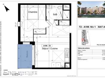 Vente appartement 2 pièces Vente appartement 2 pièces