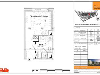 Vente appartement 1 pièce