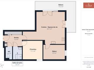 Vente appartement 3 pièces
