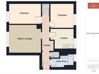 Vente appartement 3 pièces