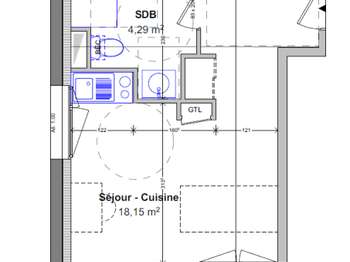 Vente appartement 1 pièce