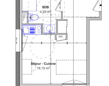 Vente appartement 1 pièce Vente appartement 1 pièce