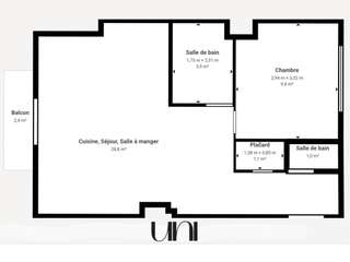Vente appartement 2 pièces