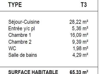 Vente appartement 3 pièces Vente appartement 3 pièces