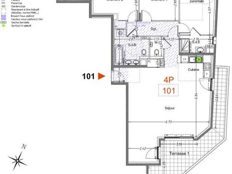 Vente appartement 4 pièces Cagnes-sur-Mer 06