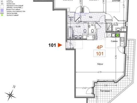 Vente appartement 4 pièces Cagnes-sur-Mer 06