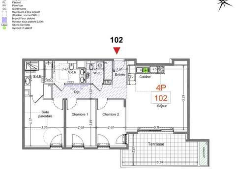 Vente appartement 4 pièces Vente appartement 4 pièces