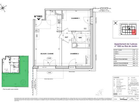 Vente appartement 3 pièces Vente appartement 3 pièces
