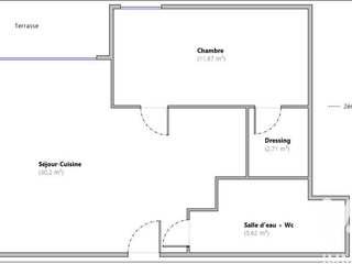 Vente appartement 2 pièces