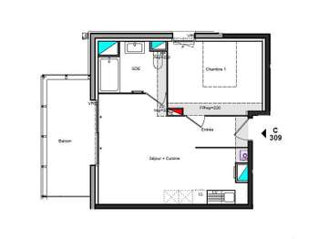 Vente appartement 2 pièces Vente appartement 2 pièces