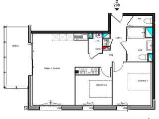 Vente appartement 3 pièces