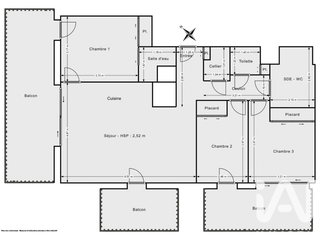 Vente appartement 4 pièces