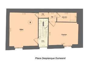 Vente Appartement 2 piècesCarentan-les-Marais