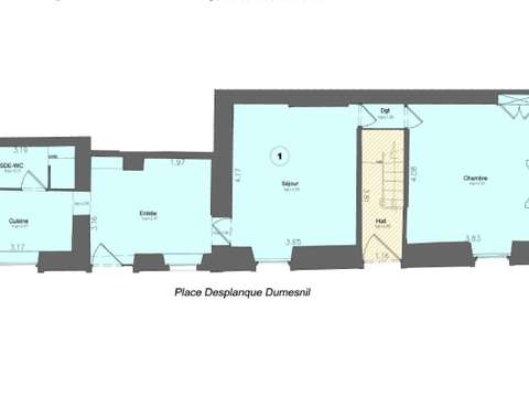 Vente appartement 2 pièces Carentan-les-Marais 50