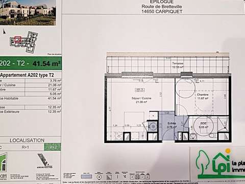 Vente appartement 2 pièces