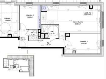 Vente appartement 4 pièces Vente appartement 4 pièces