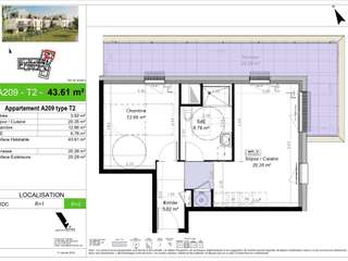 Vente appartement 2 pièces