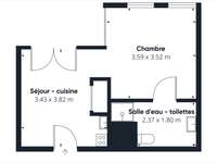 Vente appartement 1 pièce
