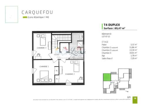 Vente appartement 3 pièces