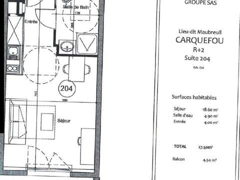 Vente appartement 2 pièces