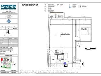 Vente appartement 2 pièces Carquefou 44