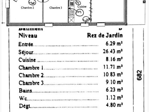 Vente appartement 5 pièces