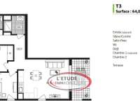 Vente appartement 3 pièces Vente appartement 3 pièces